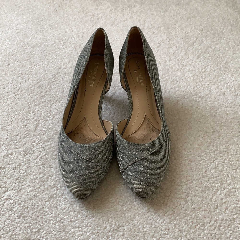 Silver Sparkly Heels